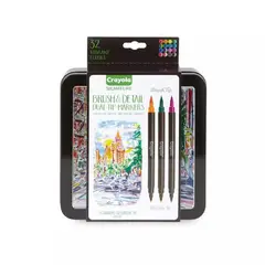 CRAYOLA - Marcadores Brush doble punta - juego de caligrafía