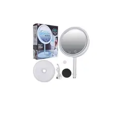 GENERICO - Espejo 3 en 1 con Luz LED/ Ventilador/Espejo de Aumento