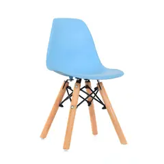 BONNO - Silla De Diseño Eames Para Niños Celeste