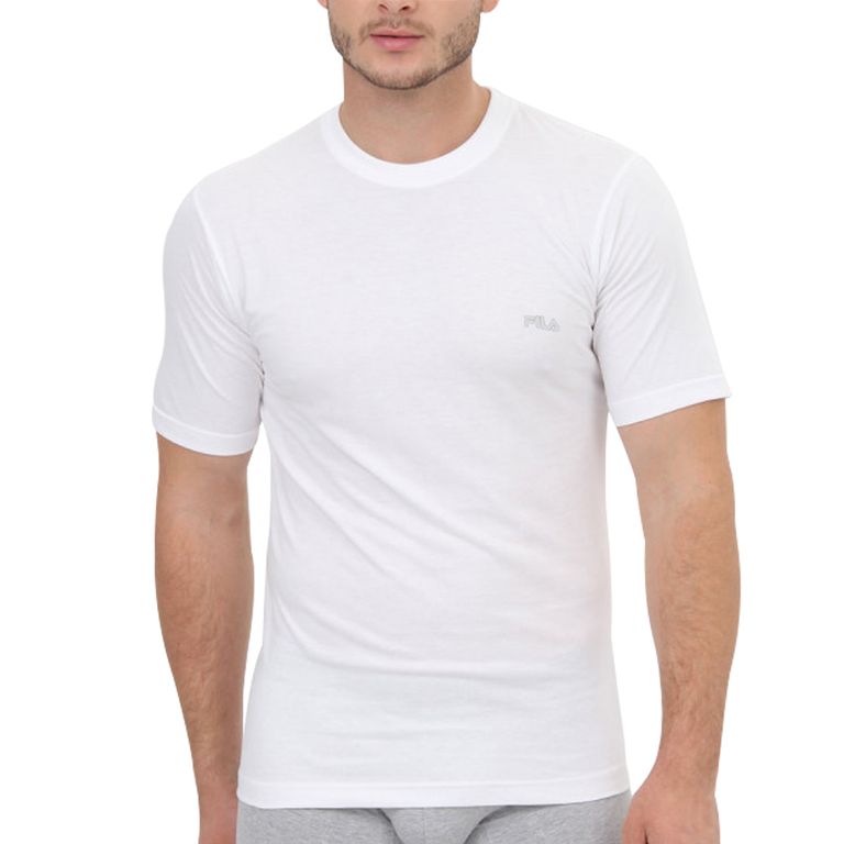 Polo Manga Corta Cuello Redondo Blanco