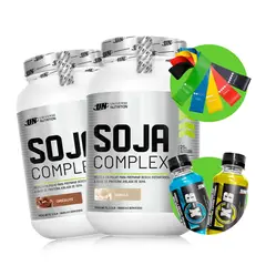 UNIVERSE NUTRITION - 02 soja complex 1.5kg proteína un + regalos