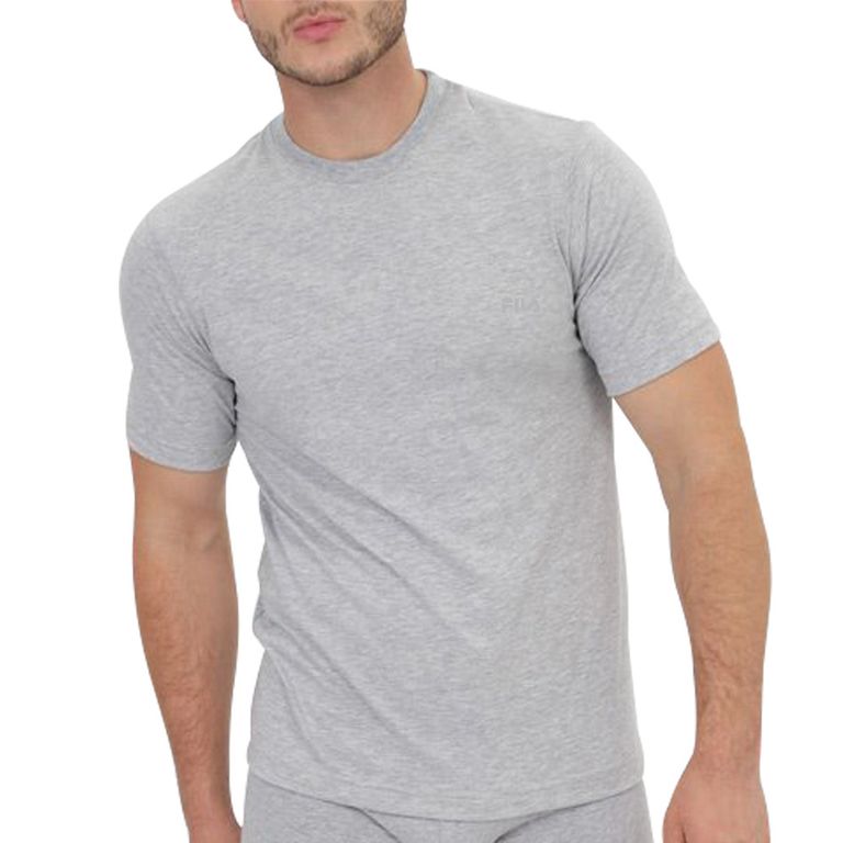 Polo Manga Corta Cuello Redondo Plomo