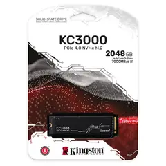 KINGSTON - Disco Solido SSD interno SKC3000 2TB M2 SSD NVMe Gen4