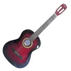 VIZCAYA - Guitarra Acústica Nylon 34 ARCG34 Color Rojo.