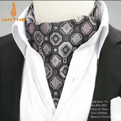 KAST PE - Bufanda Hombre Corbata Seda Mason - Lila