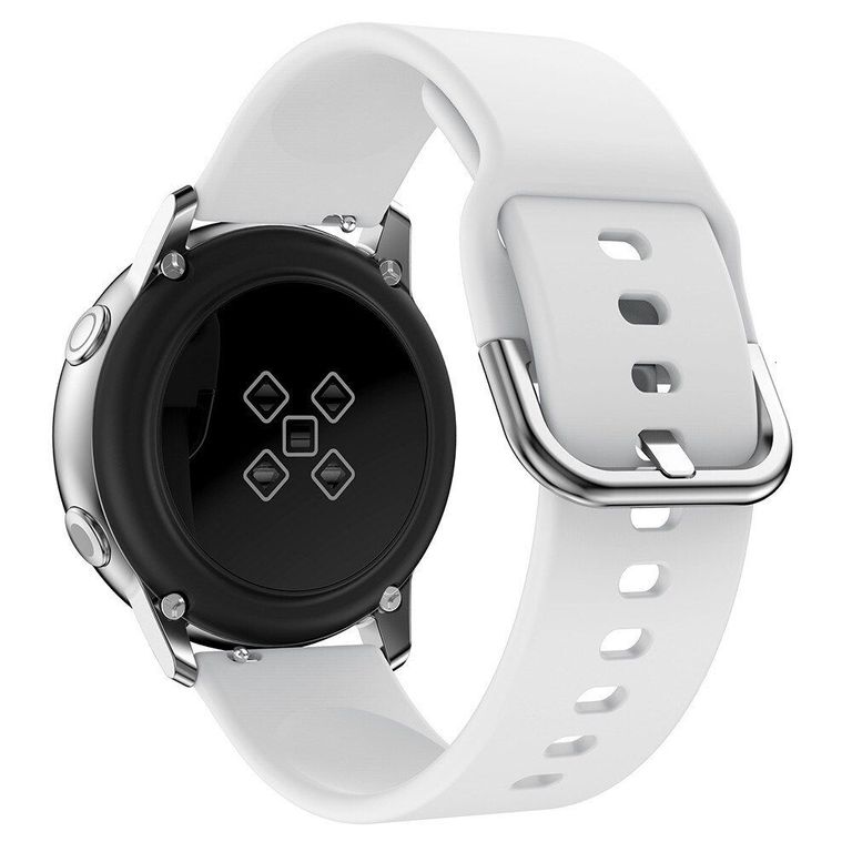 Correa Silicona Liso para Samsung Galaxy Watch Active 1 / 2 - Blanco