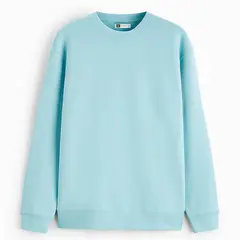 YANSUS - Polera Hombre Celeste Cuello Redondo