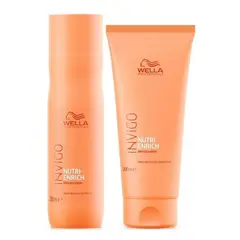 WELLA - Shampoo Nutritivo 250ml + Acondicionador Invigo Nutri Enrich