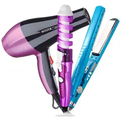 OEM - Trio Plancha Nano Plancha Secadora 4000W Rizador Ondulador