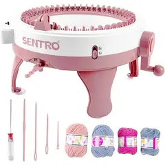 GENERICO - Máquina de tejer con 48 agujas para tejer con telar redondo.