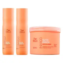 WELLA - Duo Shampoo 250ml +Mascarilla 500ml Invigo Nutri Enrich