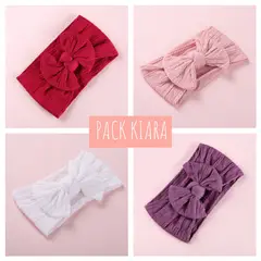 GENERICO - SET DE VINCHAS CON LAZO KIARA