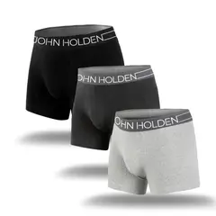 JOHN HOLDEN - Boxer Pack X3 Algodón Peruano Rxj362