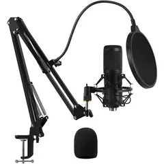 OEM - Micrófono Condensador BM800 USB Gaming Microphone Streaming Podcast PC