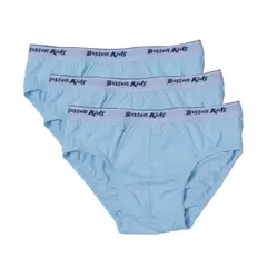 BOSTON - Pack x3 Calzoncillos Kids Celeste