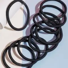 INSPIRA MARKET - Set de ganchitos piojito y ligas colets para el cabello negro