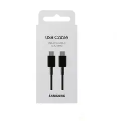 SAMSUNG - Cable Tipo C a Tipo C 3A 1.8m - Negro