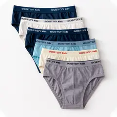 BOSTON - Calzoncillos Kids Pack X6 Multicolor Algodón
