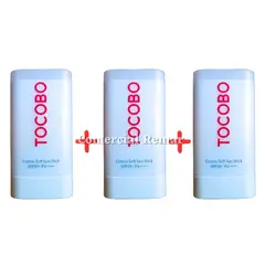 TOCOBO - SET DE 3 BLOQUEADORES COTTON SOFT SUN STICK SPF50+