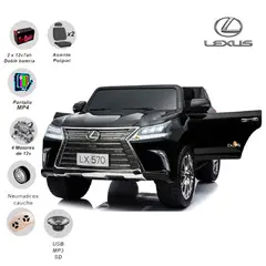 LEXUS - Carro a Batería BLACK LICENCED
