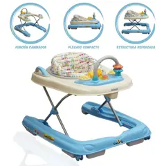 INFANTI - Andador Caminador «HAPPY STEP CARROS» BLUE