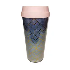 GENERICO - TOMATODO MUG CAFE ROSADO CON AZUL