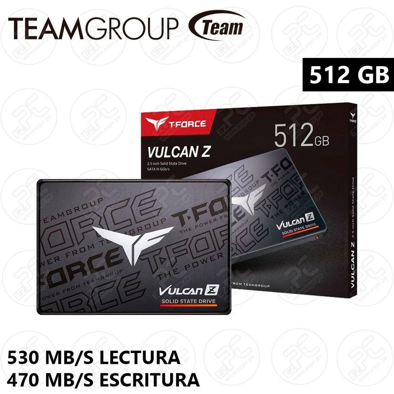 Disco Solido SSD VULCAN Z 512 GB 2.5 SATA 6GB/s