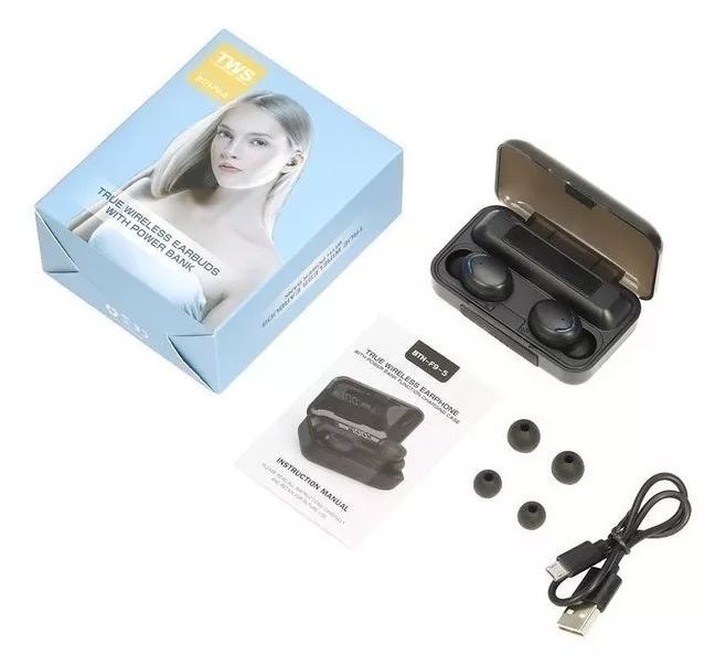 Audífonos in-ear gamer inalámbricos TWS F9-5