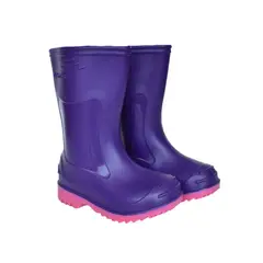 GENERICO - BOTAS DE LLUVIA MODELO CHILDREN MORADO TALLAS 21 A 33