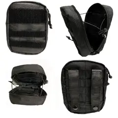 GENERICO - Mini morral molle pouch medico en negro
