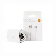 XIAOMI - Cable 6A Turbo USB Tipo-C Compatible 67W 55W 33W -Blanco