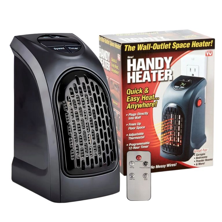 Estufa Calentador Calefactor Eléctrico portátil 400W + Control Remoto