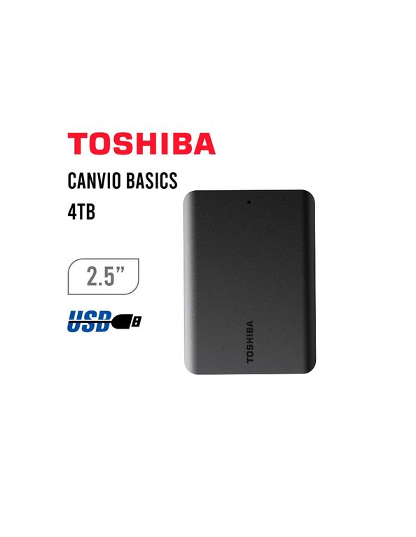 Disco Duro Canvio Basics 4TB externo Negro, USB 3.0
