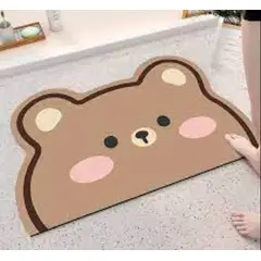 GENERICO - Alfombra absorbente de baño anti deslizante de fácil limpieza