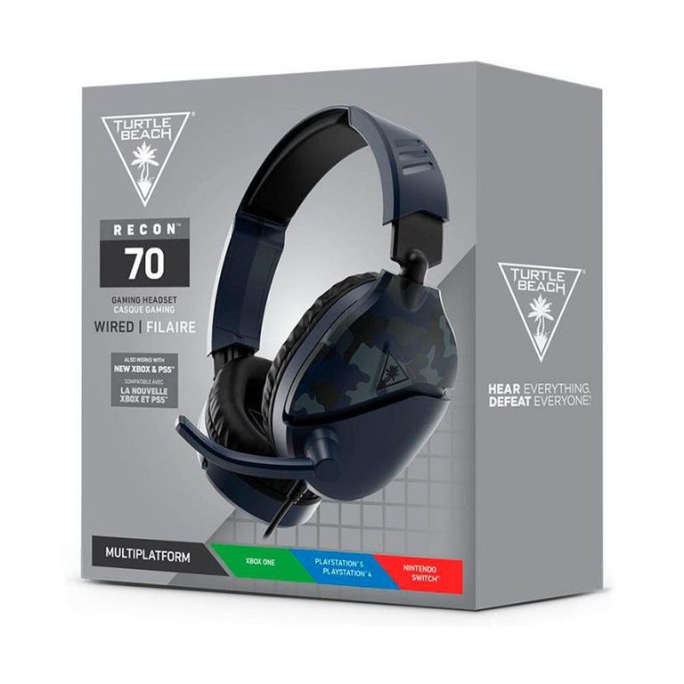 AUDIFONO PS4 EARFORCE RECON 70P AZUL CAMU