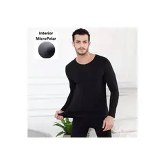 GENERICO - Polo Manga Larga Calentador Térmico Hombre Micro Polar