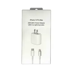 GENERICO - Cargador Iphone 12 Pro/ Max Tipo C 20w (Genérico) - Blanco