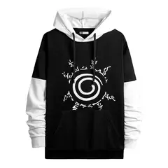 YANSUS - Polera Hombre Negro Estampado