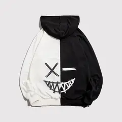 YANSUS - Polera Hombre Bicolor Negro Blanco