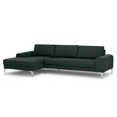 YOLODECORO - Sofá Esquinero Vittorio 3 Cuerpos Con Chaise Longue Izquierdo Gris