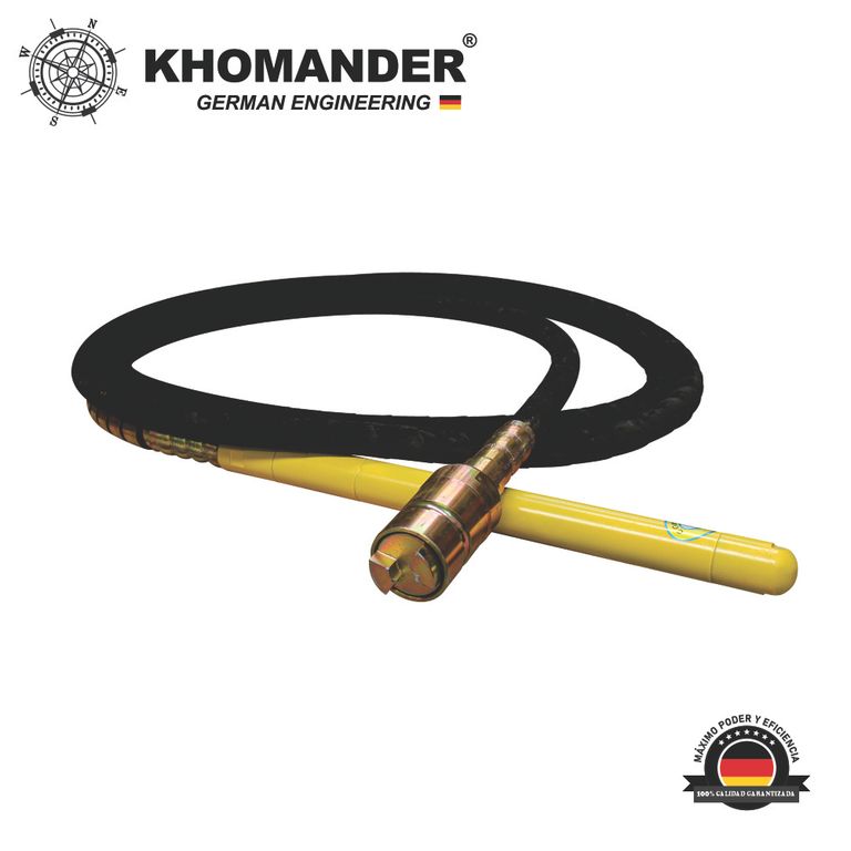 MANGUERA PARA VIBRADORA DE CONCRETO 1.5" X 6 METROS -