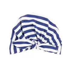 GENERICO - TURBANTE PARA BEBES - RAYAS AZUL