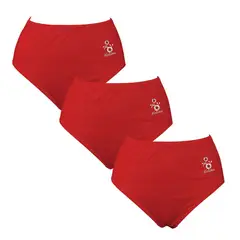 MONINA - Pack x3 trusa Clásica Rojo