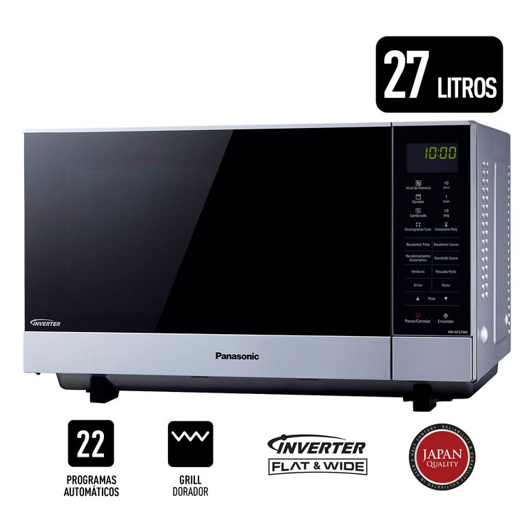 Microondas NN-GF574MRPM Grill 27L Inverter