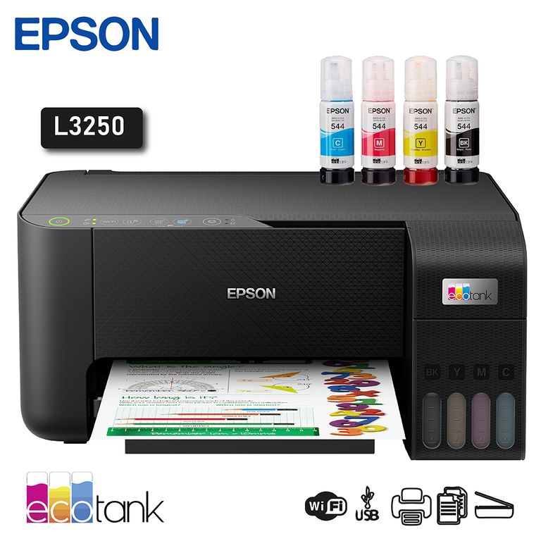 Impresora L3250 Multifuncional Negro Inalambrico