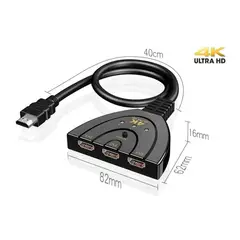 GENERICO - SELECTOR HDMI 3-1 SWITCH 3 ENTRADAS 1 SALIDA 1080p