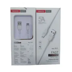 GENERICO - Cable 1 Metro TIPO C a TIPO C 3A TRANYOO carga rápida 18w blanco