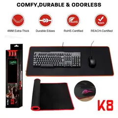GENERICO - Pad Mouse Gaming - Alfombrilla para PC Gamer De 80x30cmx04mm