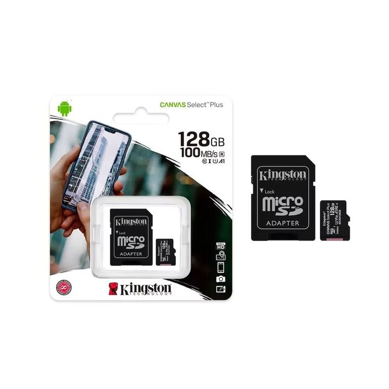 Memoria Micro SD Canvas 128GB Clase 10