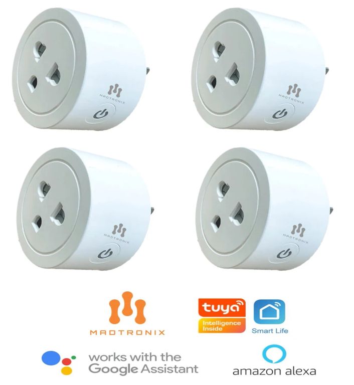 Enchufe Inteligente Smart Wifi compatible Google y Alexa Pack x 4